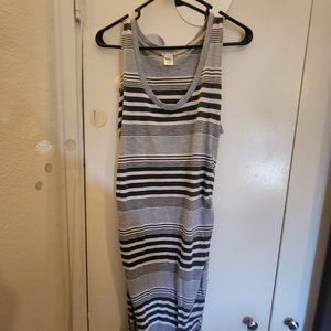 ONE STAR maxi dress cinched sided